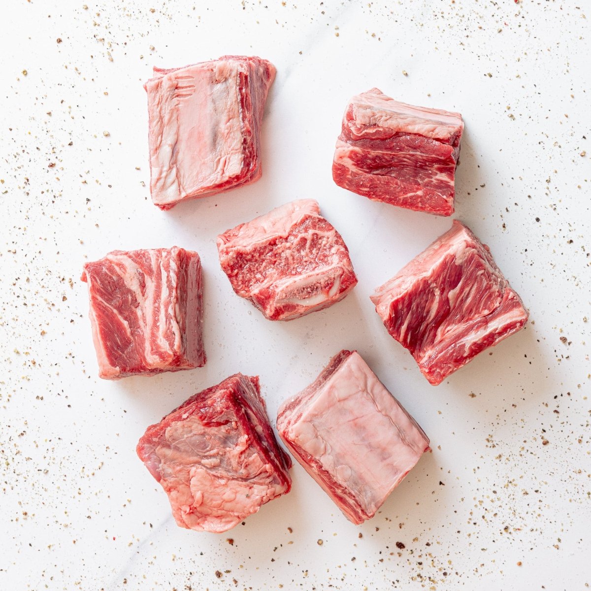 Flanken Style English Cut Bone In Short Ribs Pork Ribs English Cut