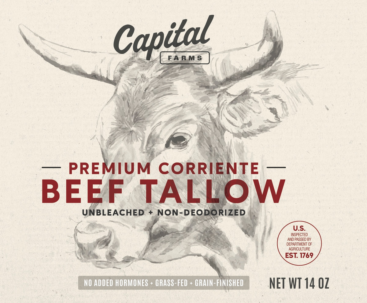 14 oz Jar Beef Tallow