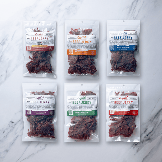 Jerky Sample Box | 10oz - Capital Farms Meats & Provisions