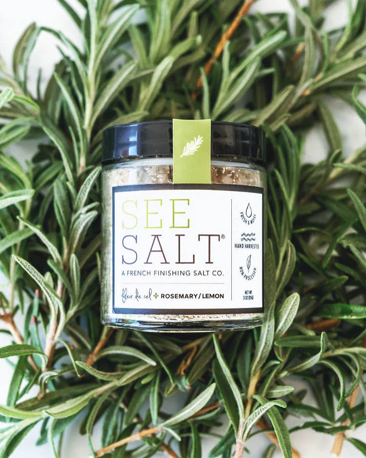 SEE SALT - Fleur de Sel Sea Salt + Rosemary Lemon - Capital Farms Meats & Provisions