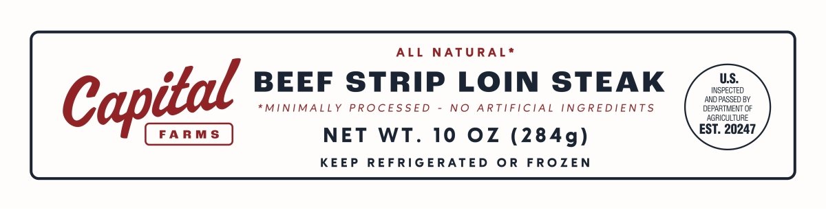 Strip Loin Steak Bundle - Capital Farms Meats & Provisions