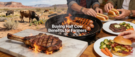 Buying beef in bulk represents a larger upfront cost but reduces the long-term per-pound price