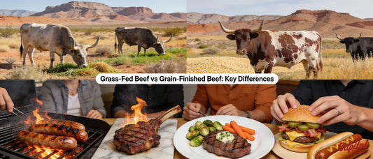 Grass-Fed Beef vs Grain-Finished Beef: Key Differences