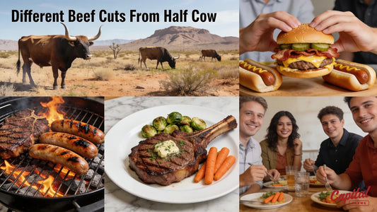 Different Beef Cuts From Half Cow