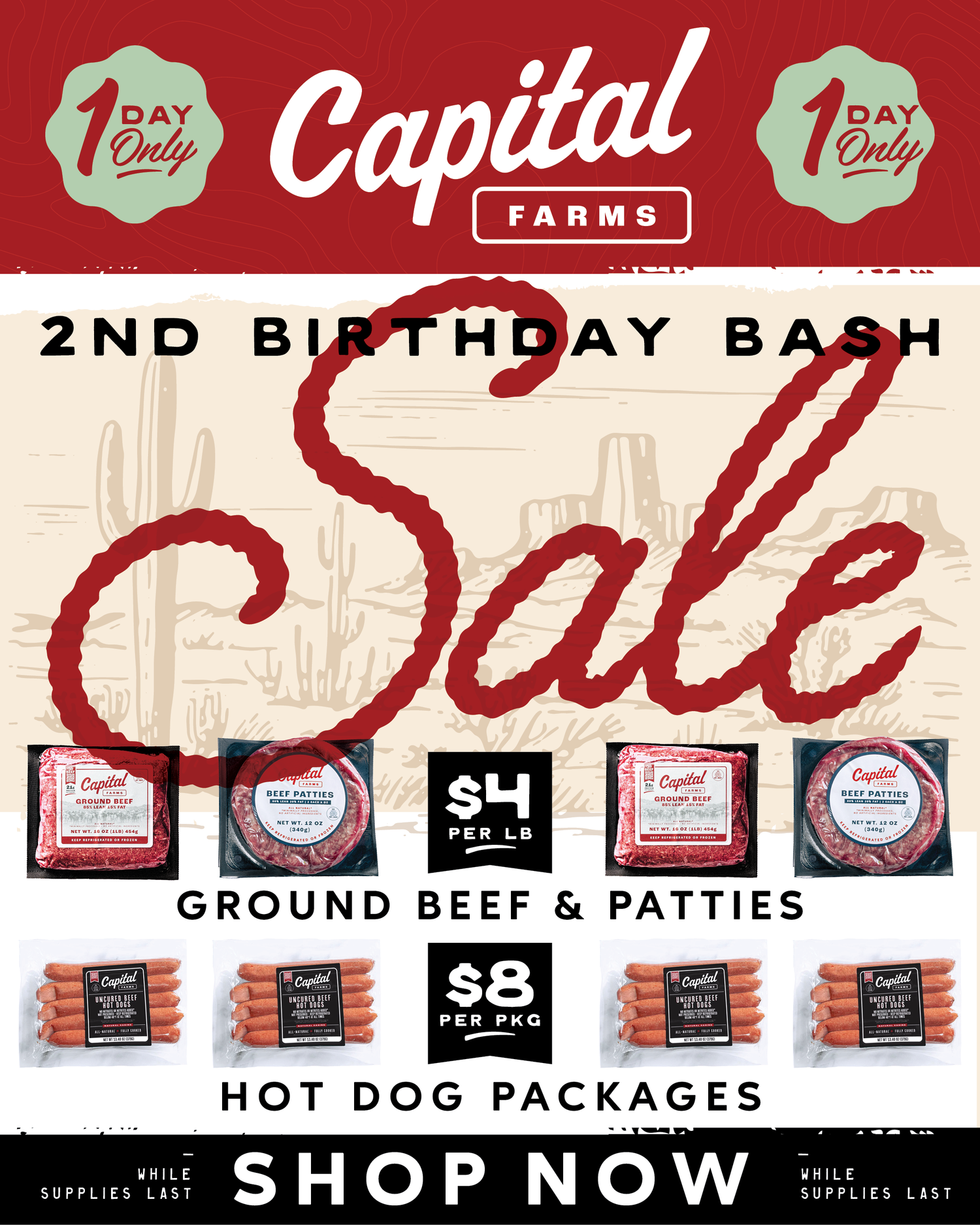 Black Friday + Cyber Monday - Capital Farms Meats & Provisions