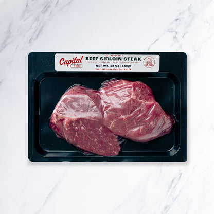 (12) 6oz SIRLOIN STEAKs FOR $79 - Capital Farms Meats & Provisions