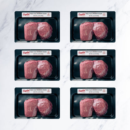 12 FILET MIGNON STEAK FOR $149 - Capital Farms Meats & Provisions