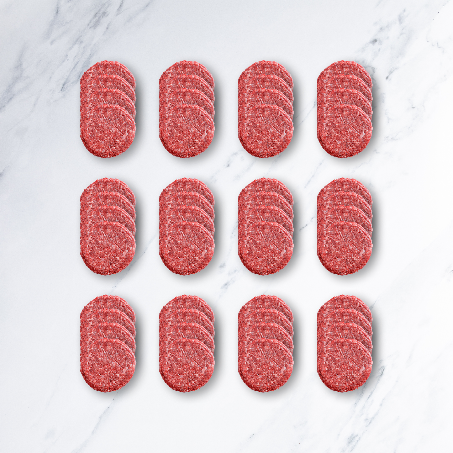 4oz Capital "Smash" Patty 80/20 - 12-Pack Case