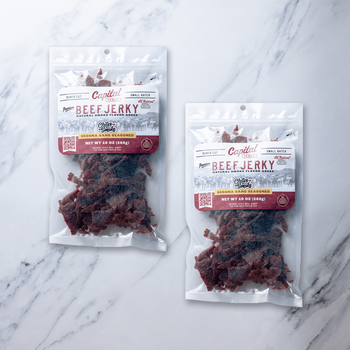 (2) 10oz Sedona Sand Beef Jerky - Capital Farms Meats & Provisions