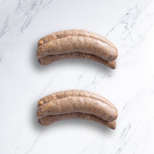 (2) 1lb Green Chile Cheddar Sausage - Capital Farms Meats & Provisions