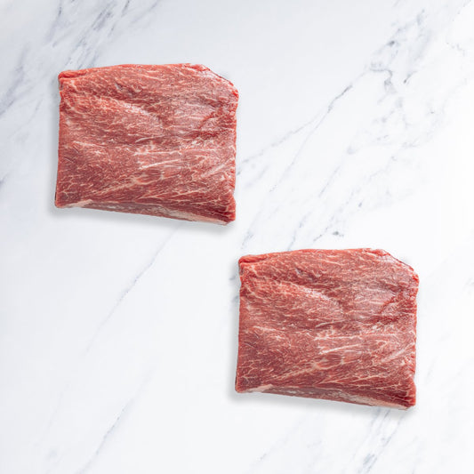 (2) 8oz Flat Iron Steaks - Capital Farms Meats & Provisions