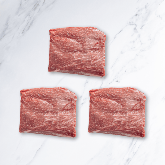 (3) 8oz Flat Iron Steaks - Capital Farms Meats & Provisions