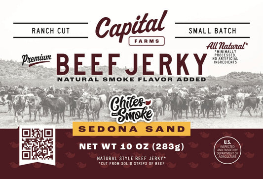 COMING SOON | Sedona Sand Beef Jerky - 10oz - Capital Farms Meats & Provisions