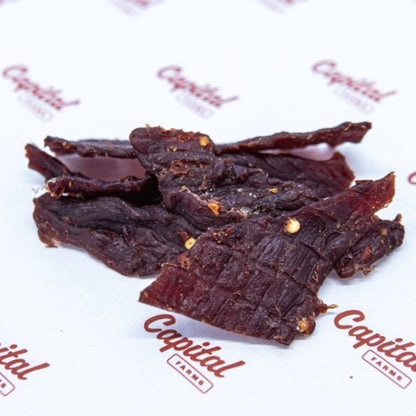 Hot and Sweet Beef Jerky - 3.25oz - Capital Farms Meats & Provisions