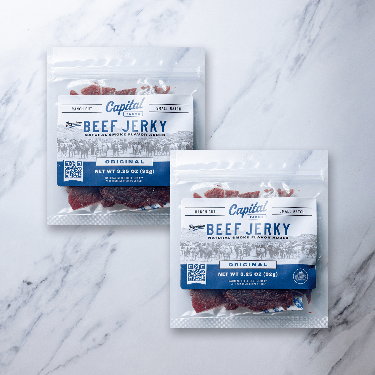 Original Beef Jerky - 3.25oz - Capital Farms Meats & Provisions