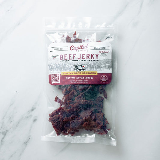 Sedona Sand Beef Jerky - 10oz | JUST LAUNCHED - Capital Farms Meats & Provisions