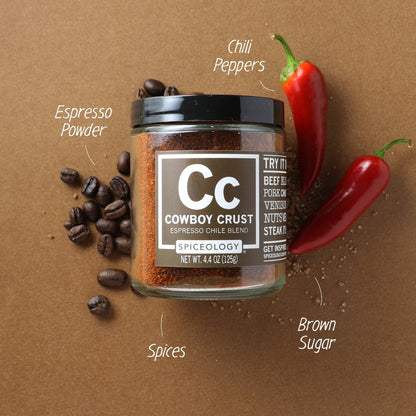 Spiceology - Cowboy Crust | Espresso Chile Rub - Capital Farms Meats & Provisions