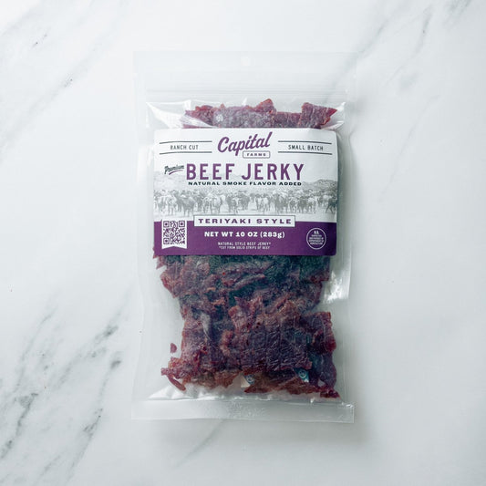 Teriyaki Beef Jerky - 10oz - Capital Farms Meats & Provisions