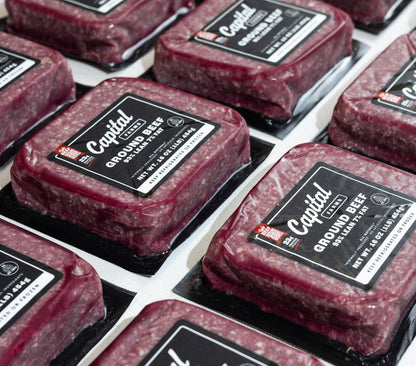 The "12 - Pack" Ground Beef 93/7 - Capital Farms Meats & Provisions