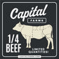1/4 of Premium Corriente Beef - Capital Farms Meats & Provisions