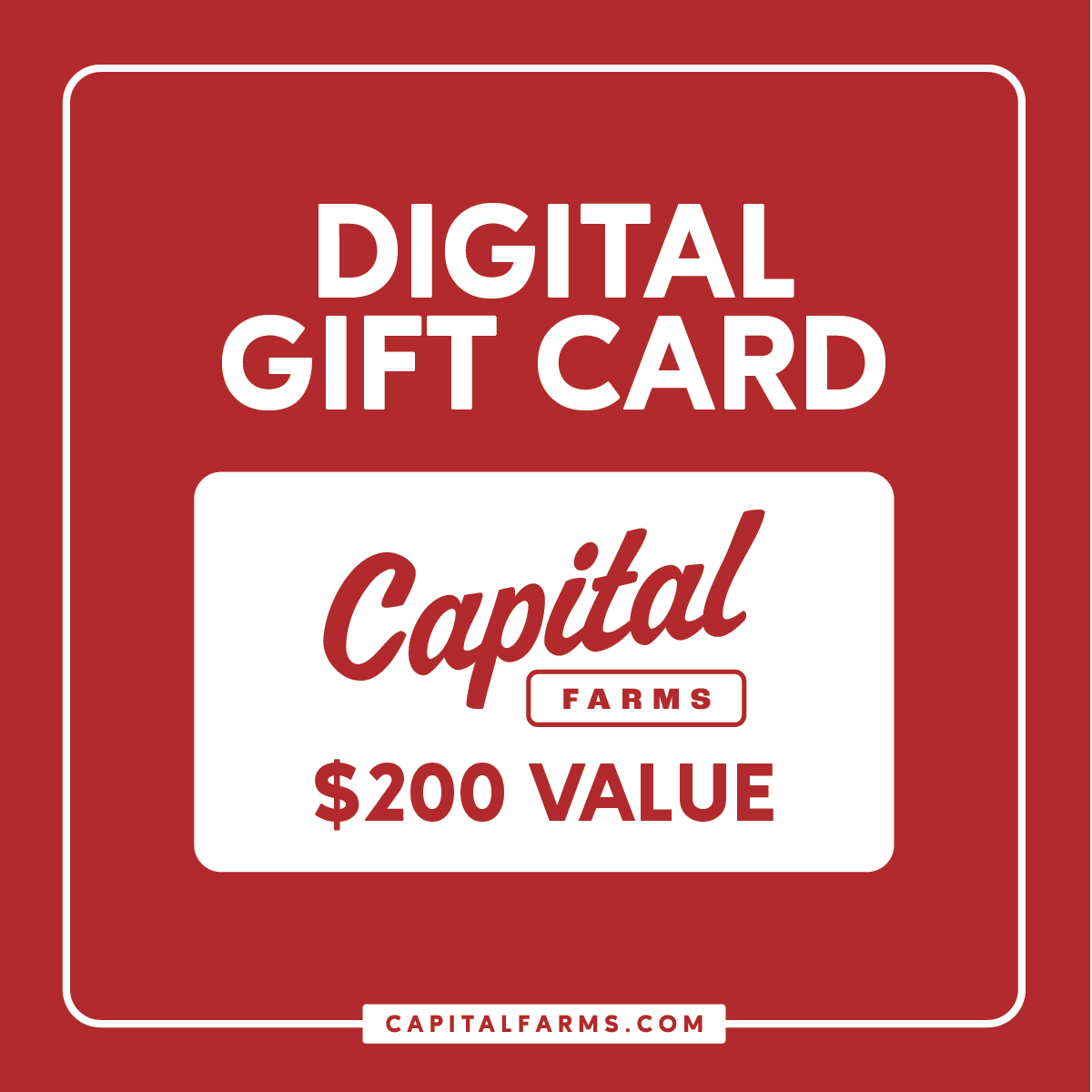 $200 - Digital Gift Card