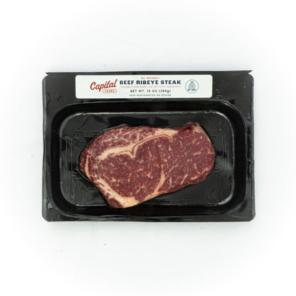 Beef Ribeye Steak - 10oz - Capital Farms Meats & Provisions