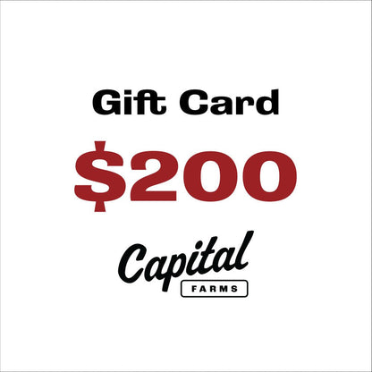 Gift Card - Capital Farms Meats & Provisions