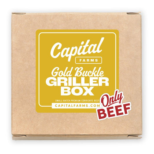 GOLD BUCKLE GRILLER BOX - Capital Farms Meats & Provisions