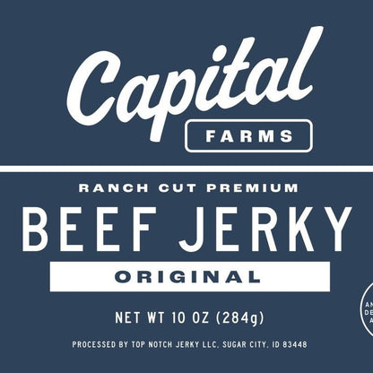 Original Beef Jerky - Capital Farms Meats & Provisions