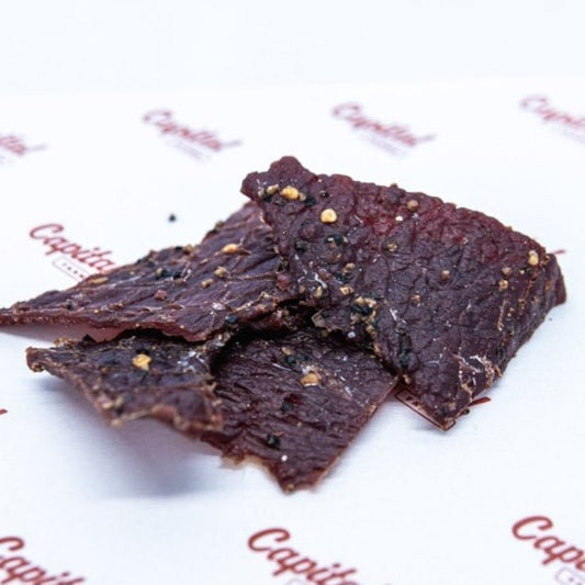Peppered Dill Pickle Beef Jerky - 10oz - Capital Farms Meats & Provisions