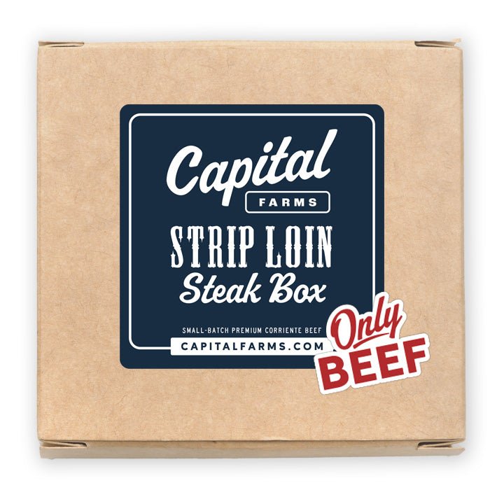 STRIP LOIN STEAK BOX - Capital Farms Meats & Provisions