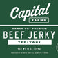 Teriyaki Beef Jerky - Capital Farms Meats & Provisions